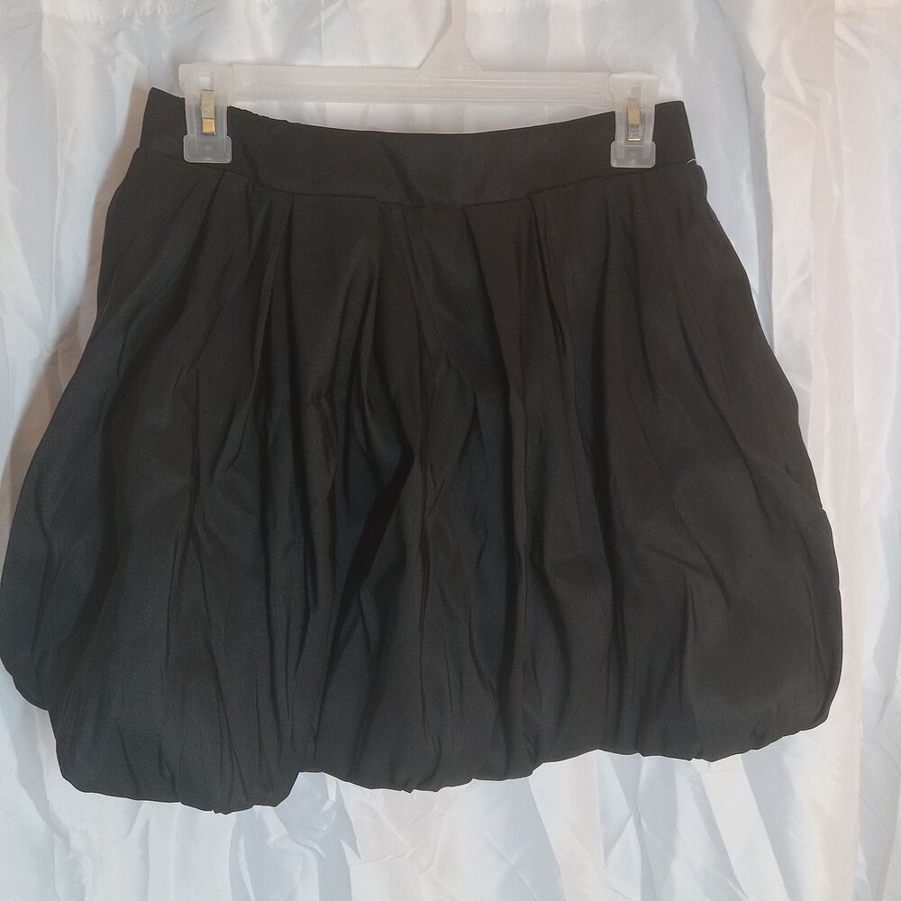 NWT A New Day Women's Mini Bubble Skirt Black Size Small